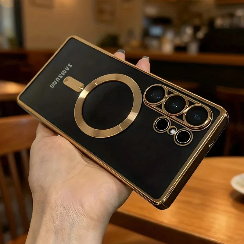 Galaxy Magnetic Clear Plating Case