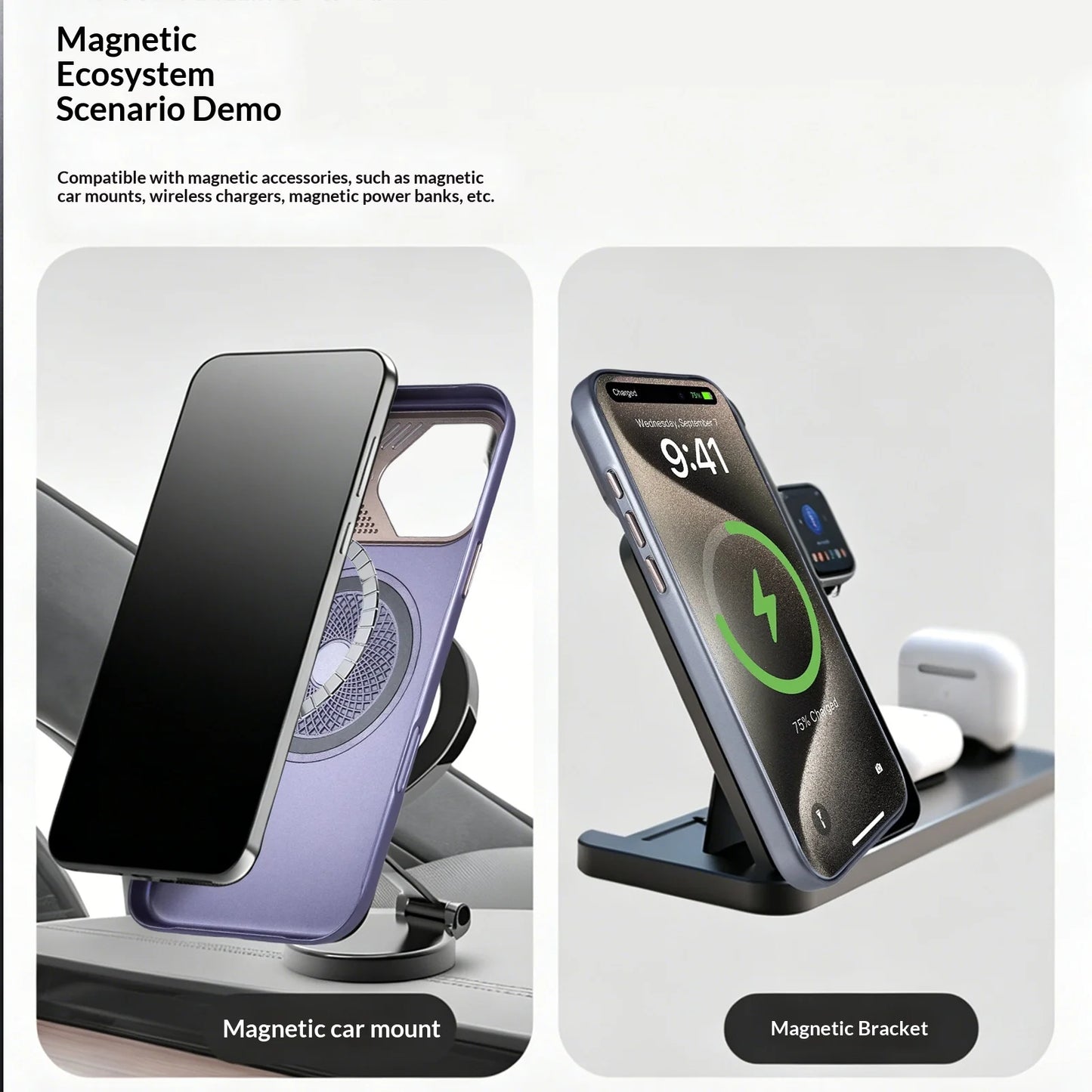 iPhone MagSafe Mecha Heat Dissipation Case