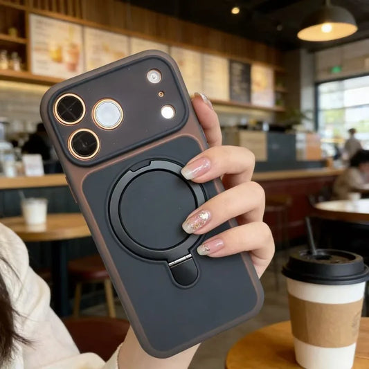 iPhone Magnetic Liquid Silicone Case
