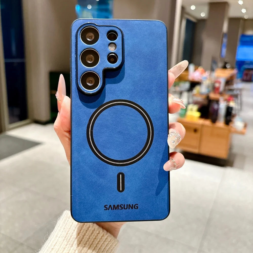 Samsung MagSafe Leather Shockproof Case