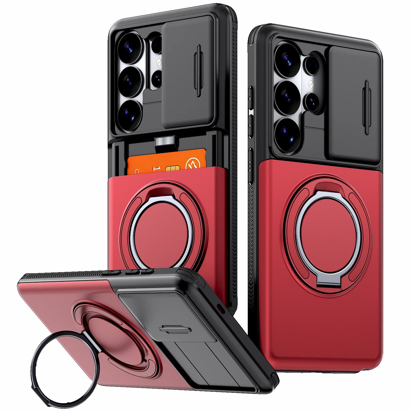 Galaxy Wallet Card Slot Stand Case