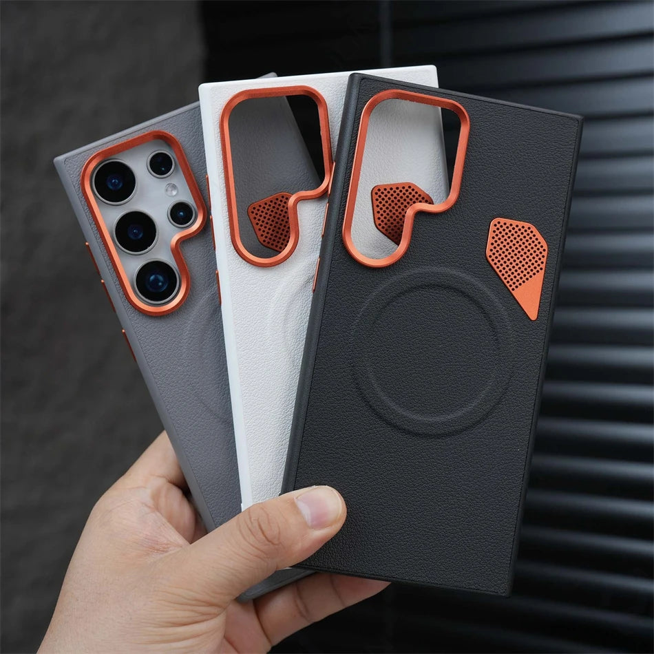 Galaxy MagSafe Business PU Leather Case