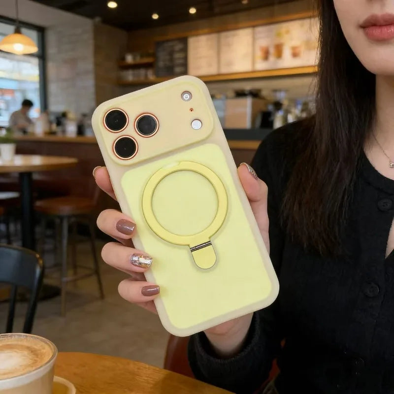 iPhone Magnetic Liquid Silicone Case