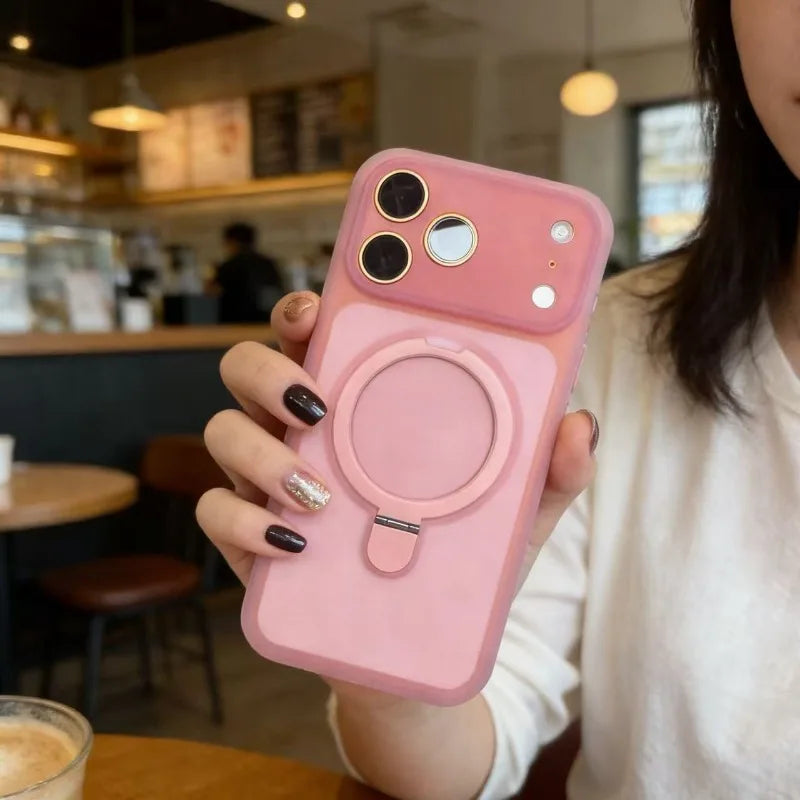 iPhone Magnetic Liquid Silicone Case